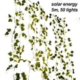 thumbnail image 2 of Laklulu Simulated plant-solar maple leaf vine lamp string, 2 of 6