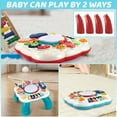 thumbnail image 5 of Baby Toy Multi-Functional Music Activity Table/Learning Developing Early Education Baby Toddler Toy Desk, Sturdy, And Fun For 6 -18 Months Baby Birthday Gift, Random Color, 5 of 5