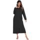 thumbnail image 1 of Bata ligera con capucha para mujer Bright Deer, bata de baño con cremallera, manga larga, de punto de algodón suave, camisón tipo kimono, bata de casa con cremallera, sudadera con capucha., 1 of 5