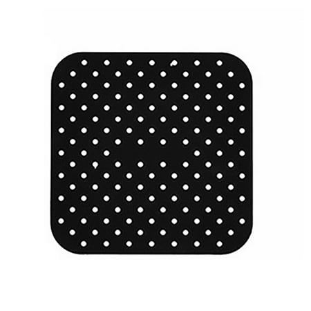 

Household Round Square Insulation Pad With Holes No Stick Food Grade Silicone Air Fryer Baking Pad