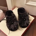 thumbnail image 6 of Wensltd Women's Fashion Slippers with Warm Lining and Buckle Detail Thick Sole Winter Warm House Slipper for Women, 6 of 9