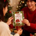 thumbnail image 3 of Christmas Gift Card Book, 5x7 Inch Personalized Card booklet for Merry Christmas, Spiral Bound Holder to Organize Greeting Cards from Family Friends,Space for up to 18 Ideal Xmas Gift（Clothes）, 3 of 14