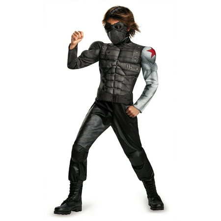 Boy's Winter Soldier Muscle Halloween Costume
