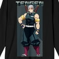 thumbnail image 2 of Demon Slayer Tengen Uzui Men's Black Crew Neck Shirt-XS, 2 of 7