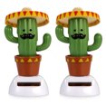 thumbnail image 1 of Baile Solar De Cactus, Muñecos De Baile Ahorradores De Energía, Bailarín De Bobble Animado Oscilante Para Decoración De Escritorio De Coche, Oficina, Hogar 2 Uds Juguete Speravity HA034770-00, 1 of 6