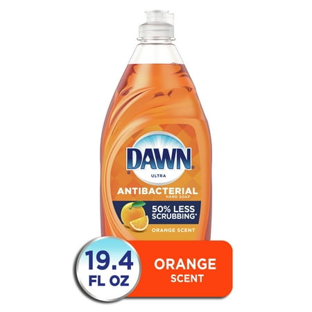 Dawn Ultra Antibacterial Liquid Dish Soap, Orange Scent, 19.4 Fluid Ounce