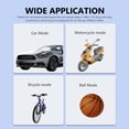 thumbnail image 2 of Cordless Digital Tire Inflator with Auto-Stop Preset - 2000mAh Lithium Battery, 25L/min Air Flow, Pure Copper Turbo Motor, 4-Mode for Car/Motorcycle/Bike/Balls, Black Portable Wireless Air Compressor, 2 of 6