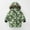 Green, variant on Cuzibr Girls Winter Jacket Plush Hooded Camouflage Dinosaur Print Jackets Thicken Lined Padded Windproof Zipper Mid-Length Snowwear Winter Coat,Navy,5-6 Years