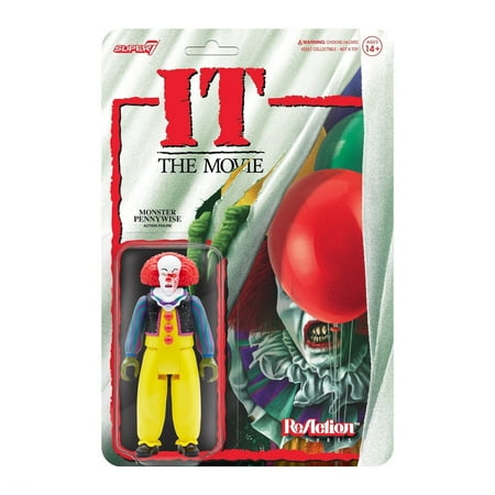 UPC: 0840049814172 | IT Monster Pennywise Clown TV Miniseries Stephen King Horror Figure Super7