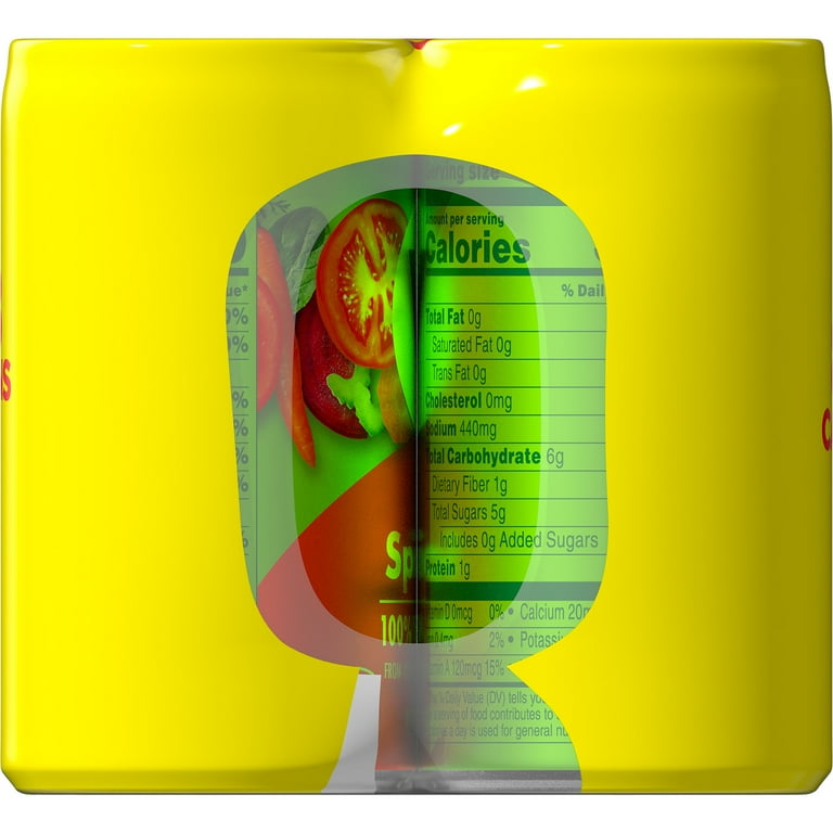 V8 Juice Spicy Hot Vegetable Juice 5.5 Fl Oz Can Pack of 8