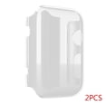 thumbnail image 1 of 2pcs 38/42mm PC Frame Transparent Case Replacement for Transparent Case; Case for iWatch Series 1 2 3 Shockproof Cover Thin Protective Shell, 1 of 8