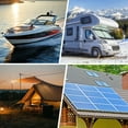 thumbnail image 3 of 24V 100Ah LiFePO4 Lithium Battery Bluetooth,MOSEWORTH for RV,Solar,Marine,Trolling Motor,Motorhome,Backup Power,Smart 100A BMS,15000+Deep Cycles, 3 of 16