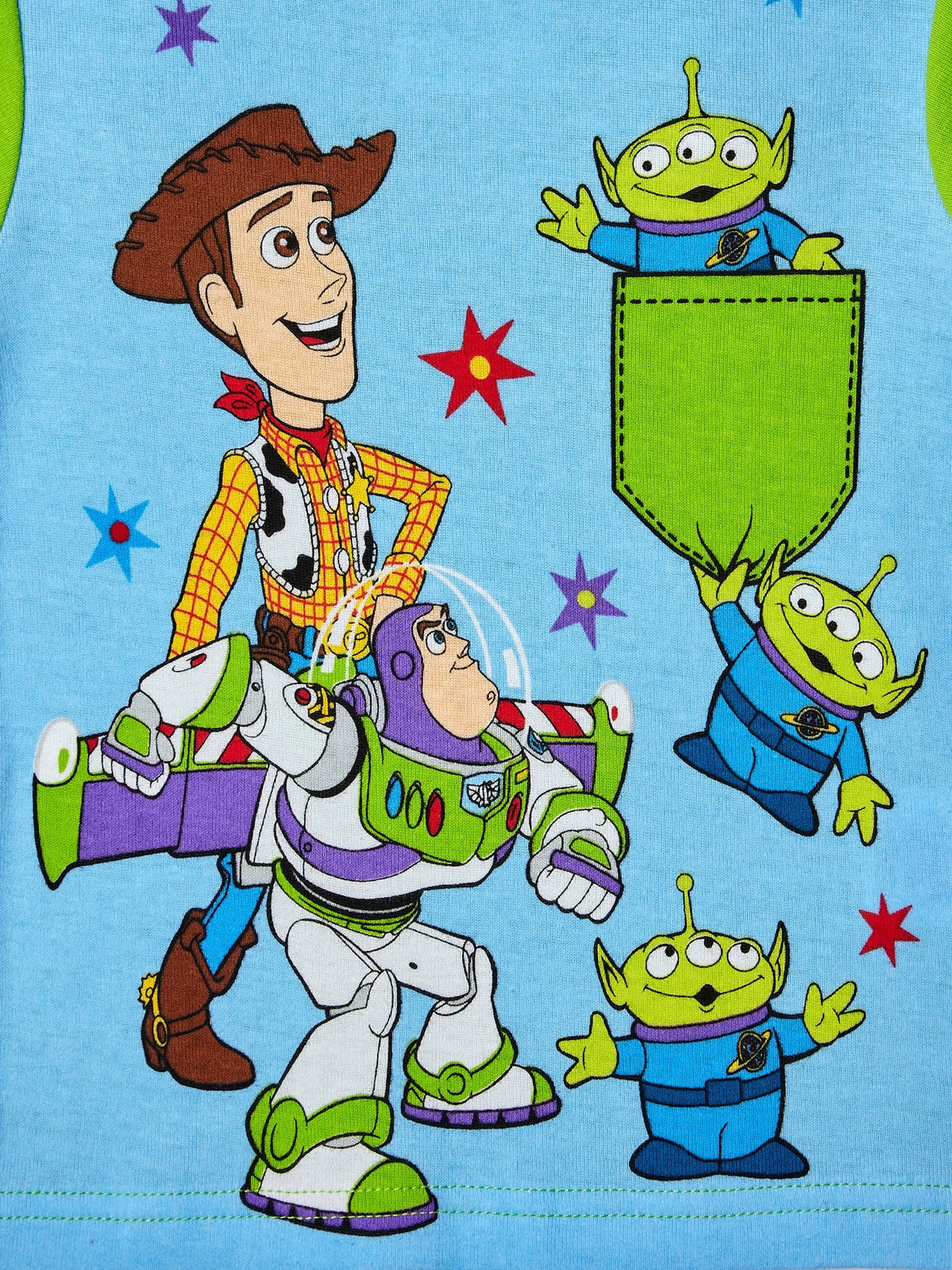 Toy Story Toddler Boys' Cotton Pajamas, 2 Piece Set