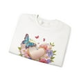 thumbnail image 3 of Floral Heart Sweatshirt, Floral Love Sweatshirt, Valentine's Day Sweatshirt, Heart Floral Sweatshirt, 3 of 55
