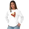 thumbnail image 5 of His Hers Matching Set Pizza Lovers Plus Size Long Sleeve Graphic Tee Shirt Brisco Brands 2X, 5 of 6