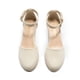 thumbnail image 4 of Sandalias de Cuña Amanda-2 Beige de Lona para Mujer DREAM PAIRS, 4 of 6