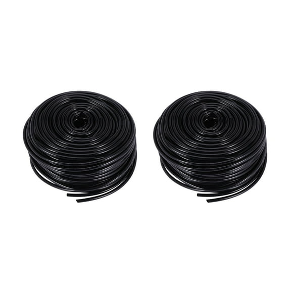 2X 200Ft 1/4 Inch Distribution Tubing Drip Irrigation Hose Garden Watering Tube Line