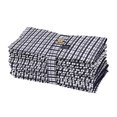 thumbnail image 1 of S4Sassy Blue Plaid Check Kitchen Decorative Cocktail Napkins Printed Dinner Holiday Cloth Napkins, 1 of 6