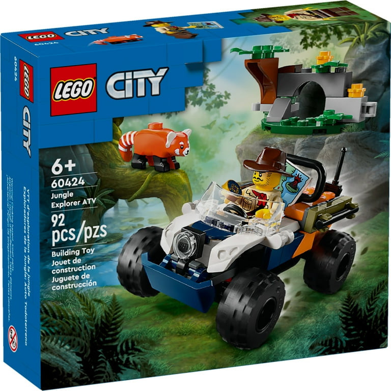 Lego 60424 City Jungle Explorer ATV Red Panda Mission