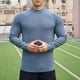 thumbnail image 5 of pstuiky camisas de manga larga para hombre, Blusas casuales de manga larga con cuello redondo y color liso para hombre Tops casuales para hombres xxxl, 5 of 6