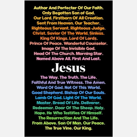 Names Of Jesus Poster, Titles Of Jesus