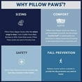 thumbnail image 5 of Pillow Paws 360 Imprint Unisex Slipper Socks Wide Width Blue 48 per Case, 5 of 7