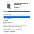 thumbnail image 2 of Heater Core - Compatible with 1988 - 2000 GMC C2500 1989 1990 1991 1992 1993 1994 1995 1996 1997 1998 1999, 2 of 2