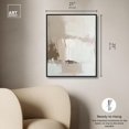 thumbnail image 5 of Pale Textured Silence I Canvas Neutral Boho by Art Remedy, Black Frame, 20 x 24, 5 of 7