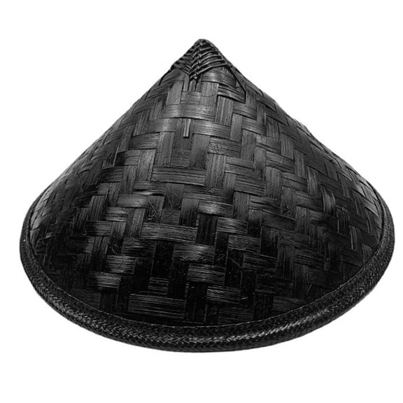 Unisex Weaving Rattan Hat Chinese Outdoor Rattan Hat Traditional Handmade Hat for Friend Families