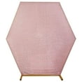 thumbnail image 6 of Efavormart 8ftx7ft Rose Gold 2-Sided Spandex Fit Hexagon Wedding Backdrop Cover, 6 of 11