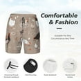 thumbnail image 5 of Gaeub Chicken Mens Swim Trunks Stretch Beach Shorts Quick Dry for Men Swim Shorts Swimwear with Pockets- Medium, 5 of 9