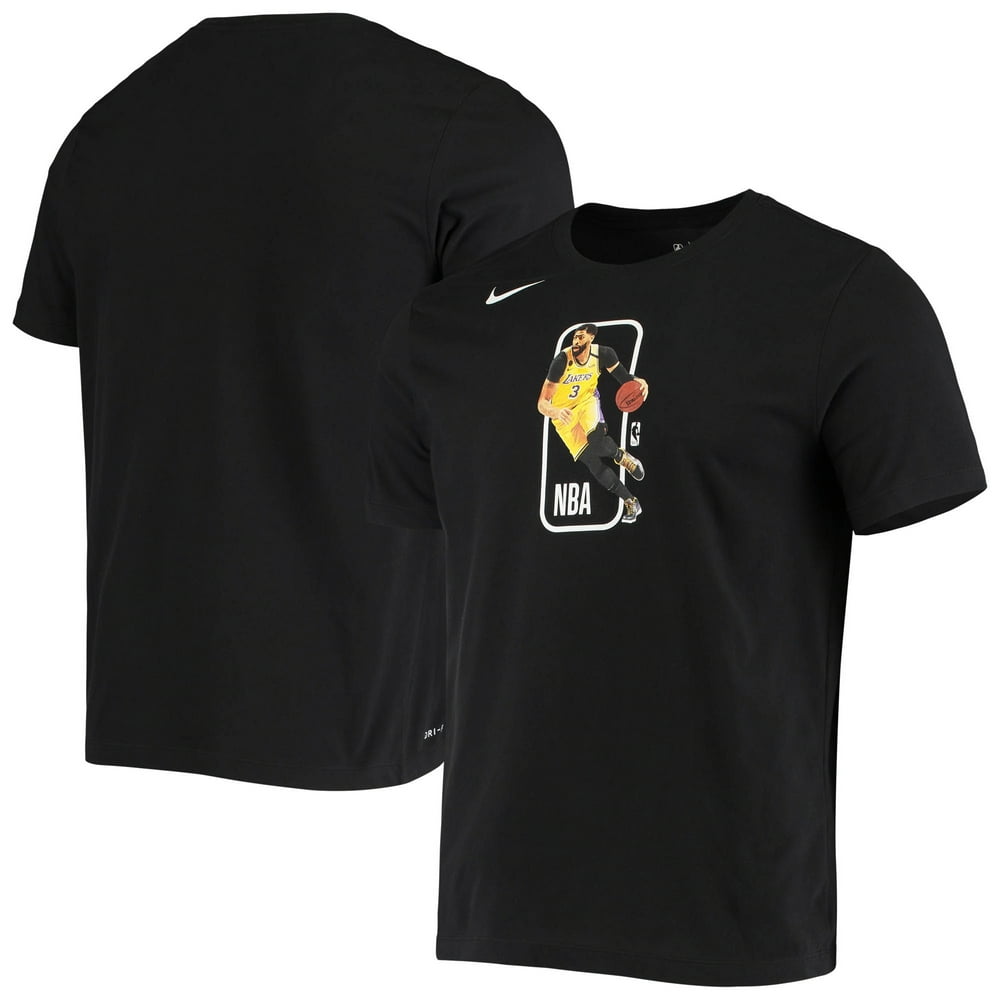 Anthony Davis Los Angeles Lakers Nike Performance T-Shirt - Black - Walmart.com - Walmart.com