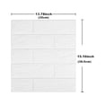 thumbnail image 5 of 5pcs/10pcs DIY 3D Wall Sticker Wallpaper Foam Soft Brick Self Adhesive Waterproof Mould Proof Room Home Living Room Bathroom Kitchen Bedding Room Decoration, 5 of 9
