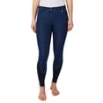 thumbnail image 2 of HORZE Delia Women's Denim Silicone Full Seat Breeches with 5 Pockets, 2 of 11