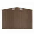 thumbnail image 5 of vidaXL Outdoor Storage Shed Garden Shed Metal Storage Backyard Patio Shed Gray, 5 of 63