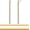 Gold - 3.5" inch (Pave), variant on Humble Chic CZ Drop Earrings for Women - Rhinestone Bar Stud Earrings, Silver