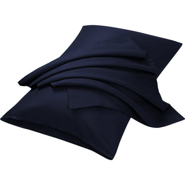 Unique Bargains Soft 1800 Series Microfiber Long Pillowcases 2pcs
