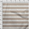 thumbnail image 3 of oneOone Polyester Spandex Brown Fabric Asian Ikat Sewing Material Print Fabric By The Yard 56 Inch Wide, 3 of 4
