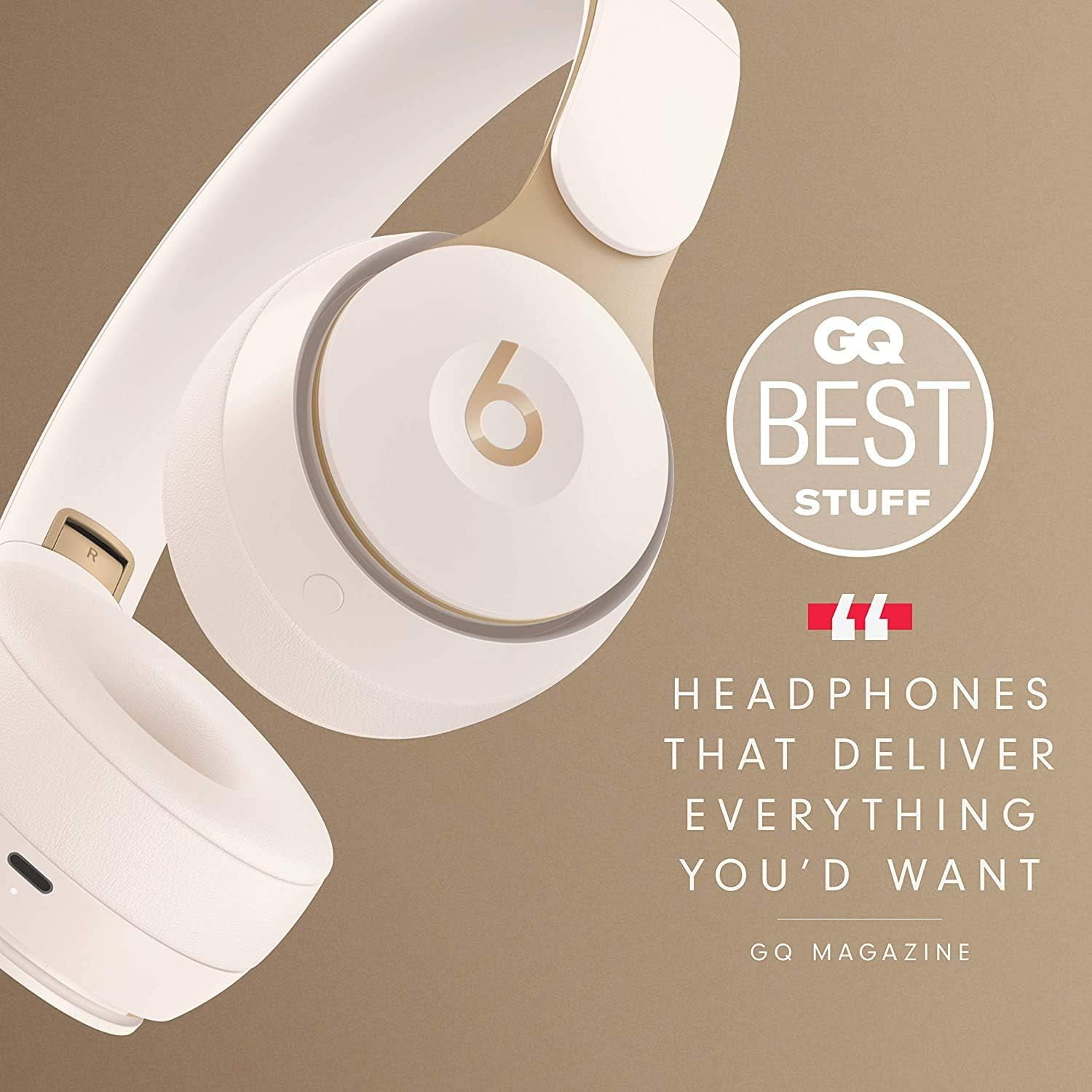 Beats by Dr Dre SOLO PRO IVORY 箱付き Beats by Dr. Dre Solo Pro On Ear Wireless Headphones - Ivory