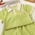 thumbnail image 4 of mgoYE Toddler Girl Clothes 6 12 18 24 Months 2T 3T 4T 5T 6T Toddler Girls Summer Outfits Short Sleeve T-Shirts Shorts Clothing Set Size 5-6 Years, 4 of 4
