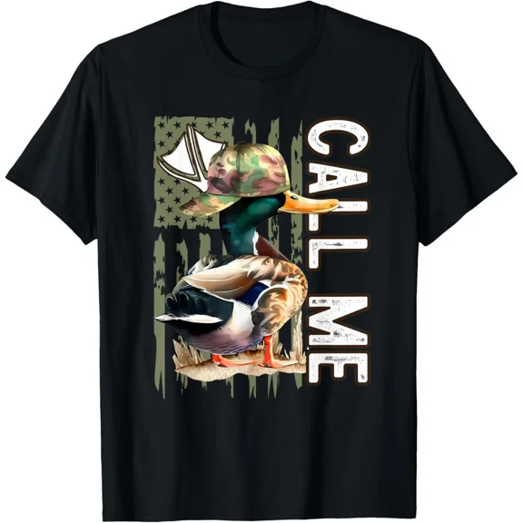 Call Me Mallard Funny Duck Hunter Hunting Season Humor Unisex T-Shirt, up to size 5XL