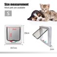 thumbnail image 3 of Puerta con solapa para gatos, trampa para gatos, 4 posiciones, fácil de instalar ACTIVE Biensenido a ACTIVE, 3 of 4
