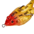 thumbnail image 7 of Cheers.US Soft Frog Bait Frog Lure Double Propellers Legs 3D Eyes Lifelike Silicone Skin Pattern Topwater Bigger Splash More Attractive, 7 of 7