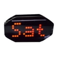 thumbnail image 1 of LED Reloj Reloj Precisión Hora Fecha Temperatura Ajuste Rojo kusrkot Despertador de sobremesa de mesa, 1 of 8