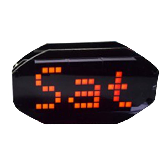 LED Reloj Reloj Precisión Hora Fecha Temperatura Ajuste Rojo kusrkot Despertador de sobremesa de mesa