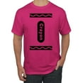 thumbnail image 2 of Wild Bobby Black Crayon Costume Men Tee, 2 of 6