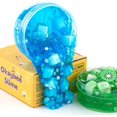 thumbnail image 3 of czcpp-Blue Clear Slime, Crunchy Slime for Kids, Slimes Party Favors for Girls and Boys, Slimes Sensory Toys, Holiday Birthday Hallowmas Gift, 3 of 4