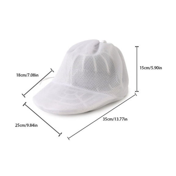 Clearance Under $1.29! 1PC Hat Washing Bag, Anti-Deformation Mesh Laundry Bag for Washing Machine, Nylon, for Hat & Cap Care, (One Size, Grey)