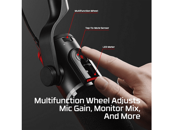 HyperX FlipCast - USB/XLR Dynamic Microphone (Black)
