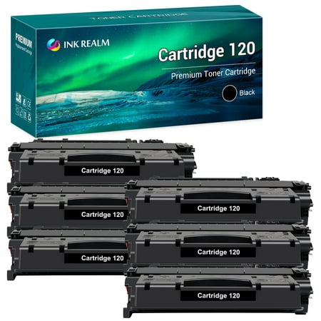 CRG-120 Black Toner Cartridge Compatible for Canon 120 ImageClass D1120 D1150 D1170 D1180 D1320 D1350 D1370 D1520 D1550 MF6680DN Satera MF417dw Printer Ink (6-Pack)